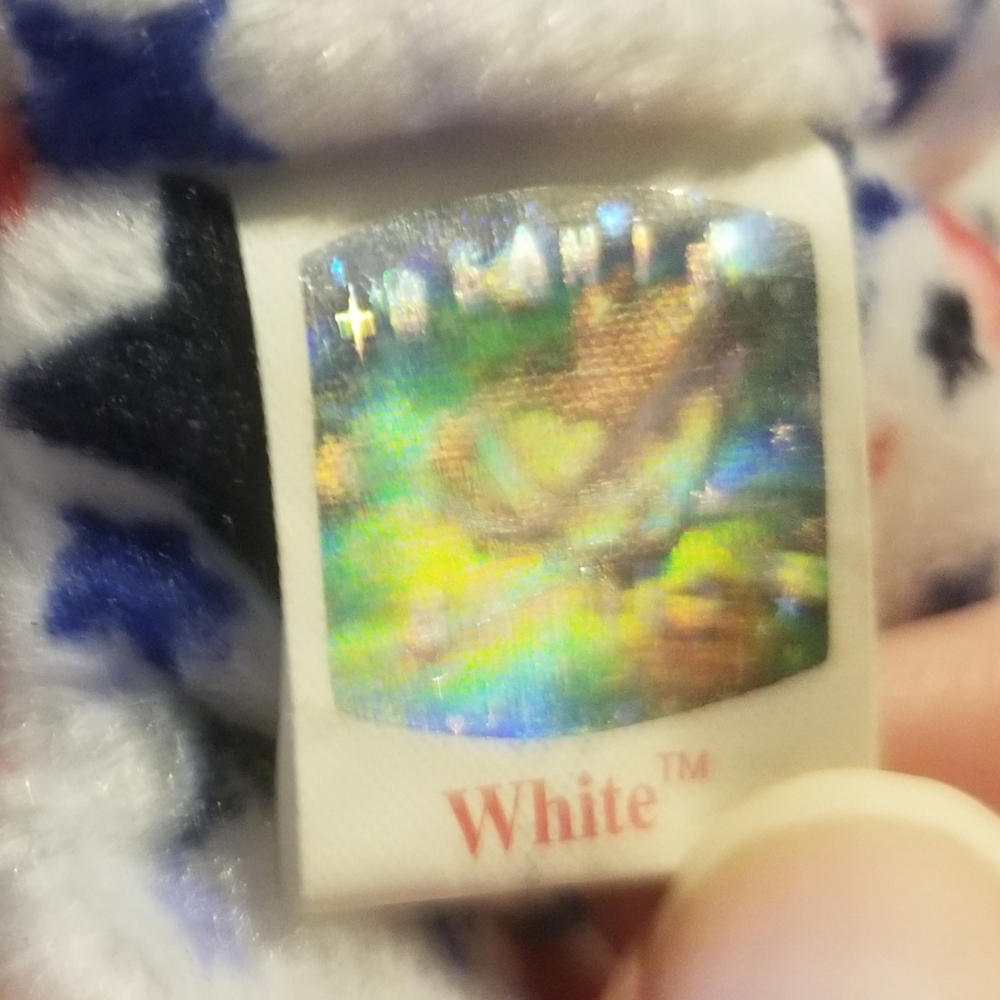 EUC "White" 2003 patriotic Beanie Baby - Picture 9 of 12